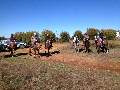 Happy riders at end of 25&nbsp;km at Gundaroo 13 July 2014